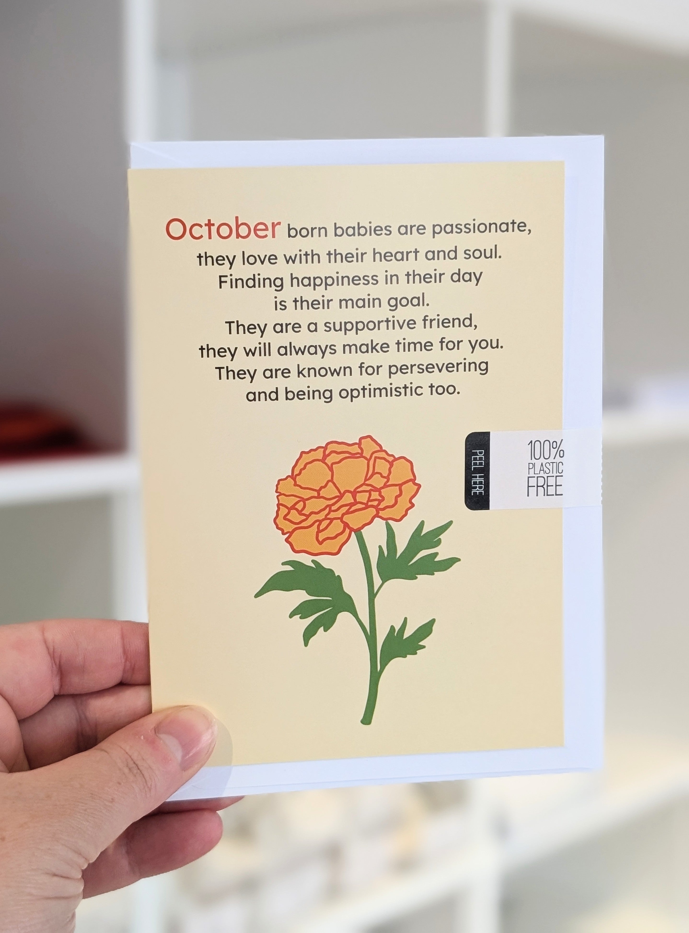 October Greeting Card