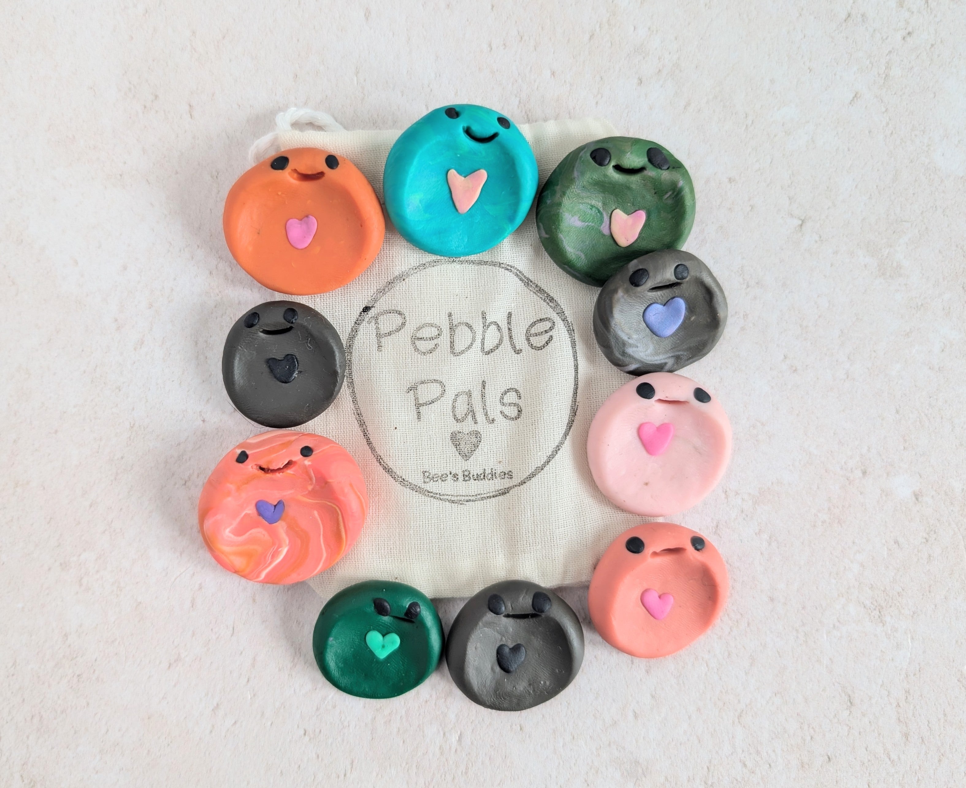 Save Teddy Pebble Pals