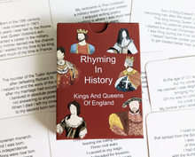 Load image into Gallery viewer, Rhyming In History - Kings And Queens Of England
